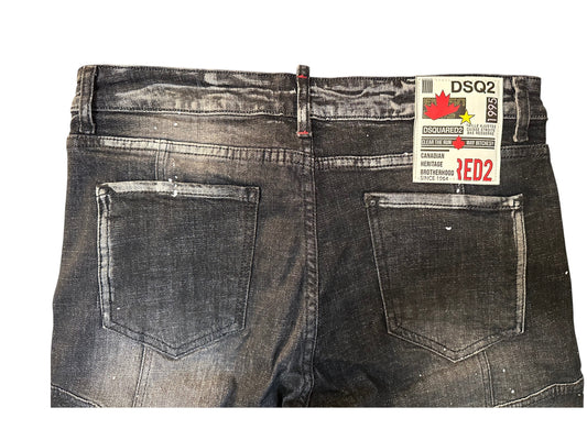 Jeans DSQUARED2 Uomo – Nero, Vestibilità Slim
