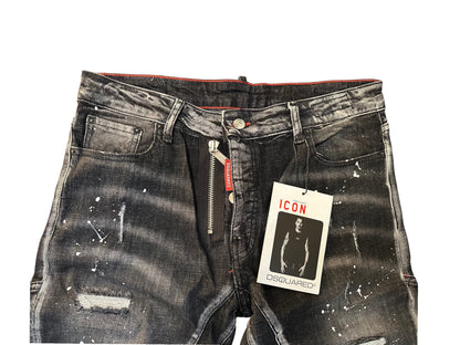 Jeans DSQUARED2 Uomo – Nero, Vestibilità Slim